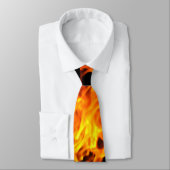Cravate Flamme orange (Attaché)