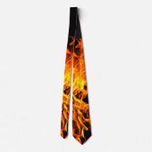 Cravate Flamme orange (Dos)