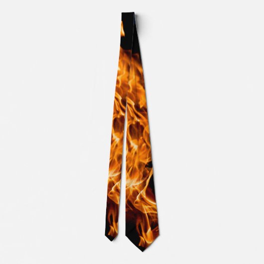 Cravate Flamme orange (Dos)