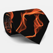 Cravate Flammes (Roulé)