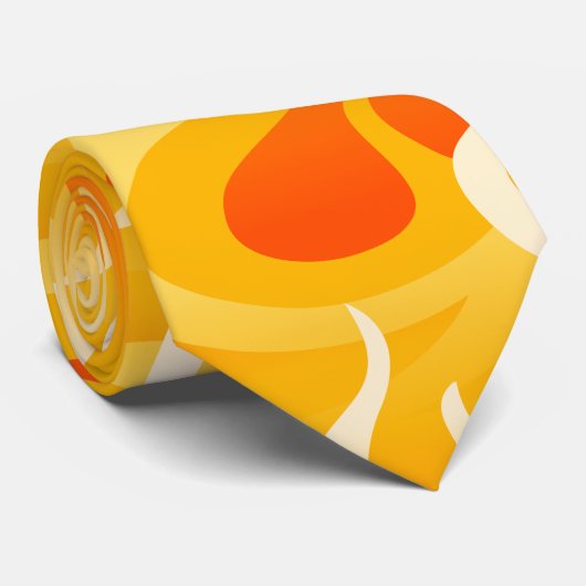 Cravate Flammes chaudes (Roulé)