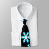 Cravate Flammes de neige magiques de Noël (Attaché)
