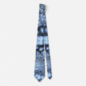 Cravate Flammes de neige Silvery Blue (Devant)