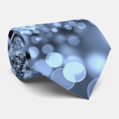 Cravate Flammes de neige Silvery Blue (Roulé)