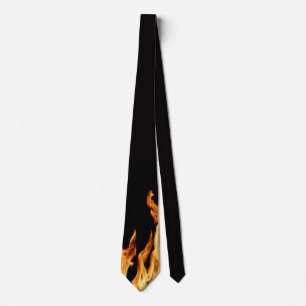 Cravate Flammes - Flamme - Flammes - Flammes - Feutre - Fe