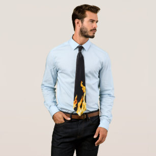 Cravate Flammes - Flamme - Flammes - Flammes - Feutre - Fe