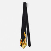 Cravate Flammes - Flamme - Flammes - Flammes - Feutre - Fe (Devant)
