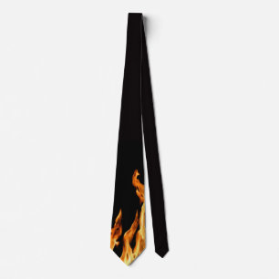 Cravate Flammes - Flamme - Flammes - Flammes - Feutre - Fe
