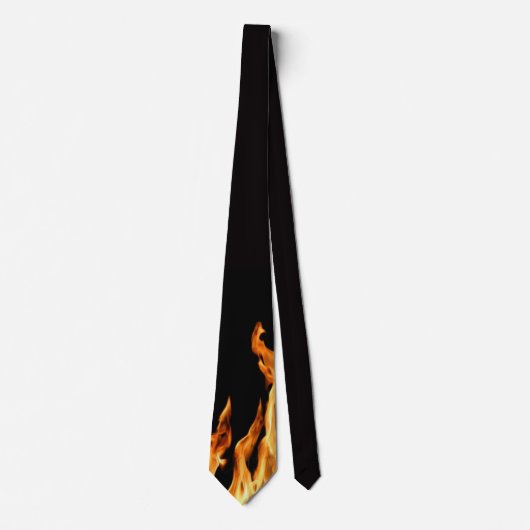 Cravate Flammes - Flamme - Flammes - Flammes - Feutre - Fe (Devant)