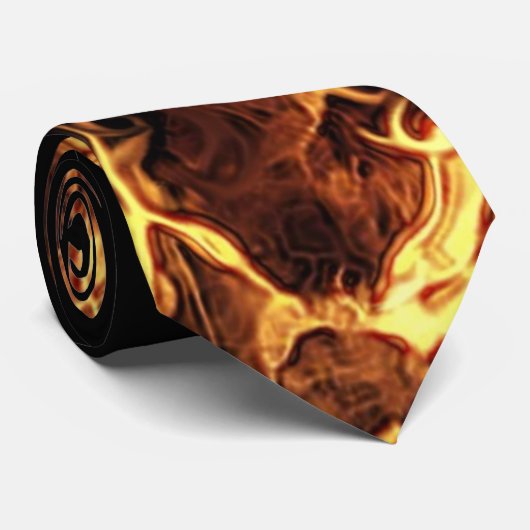 Cravate FLAMMES IMAGINAIRES (Effets de cou) (Roulé)