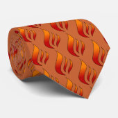 Cravate Flammes ou langues de feu (Roulé)