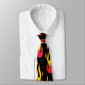 Cravate Flammes pour alimenter votre coeur (Attaché)