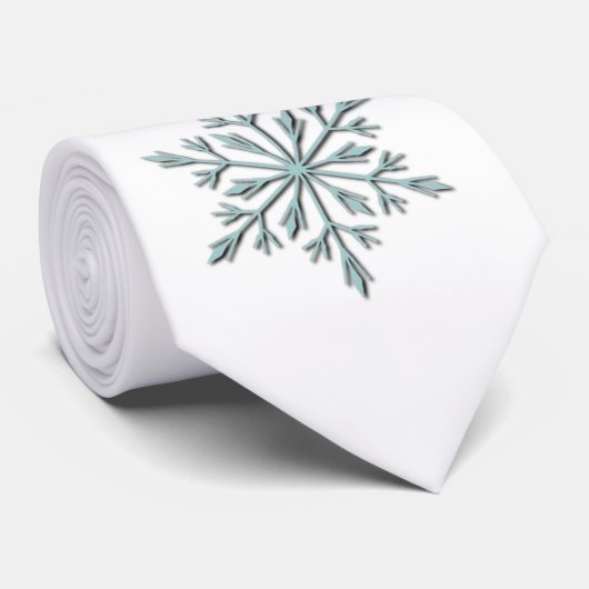 Cravate Flèche de neige en hiver (Roulé)