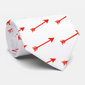 Cravate Flèche rouge 15deg Le MUSÉE Zazzle Cadeaux (Roulé)