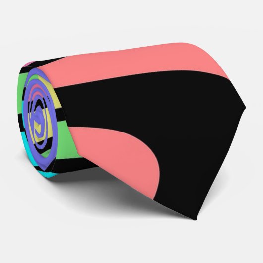 Cravate Flèches arc-en-ciel (Roulé)