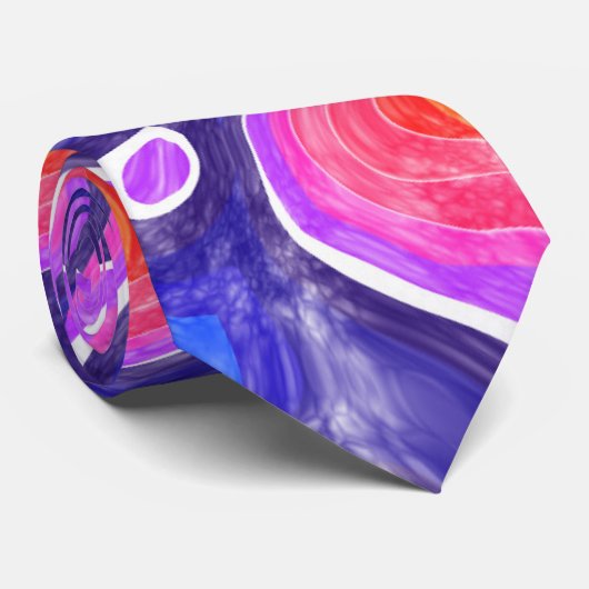 Cravate Flèches arc-en-ciel (Roulé)