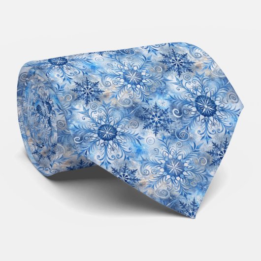 Cravate Flèches bleues (Roulé)