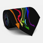 CRAVATE FLÈCHES D'ÉCRAN DE COULEUR (Roulé)