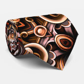 Cravate Flèches énergétiques rustiques (Roulé)