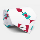 Cravate Flèches modernes du milieu du siècle (Roulé)