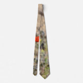 Cravate Fleur à pavot simple (Dos)