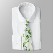 Cravate Fleur blanche (Attaché)