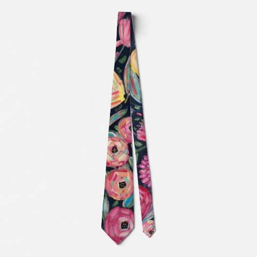 Cravate Fleur Bold (Devant)