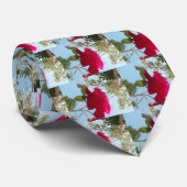 Cravate Fleur céleste : Un Rose contre le ciel (Roulé)