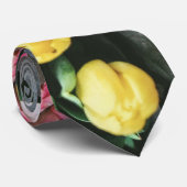 Cravate fleur colorée (Roulé)