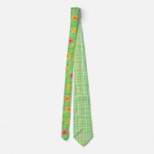 Cravate Fleur colorée à motif (Dos)