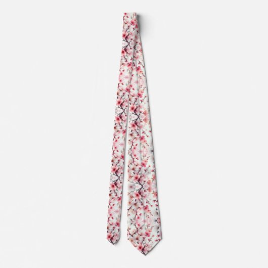 Cravate Fleur de cerise (Dos)
