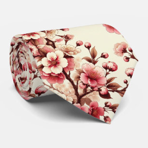 Cravate Fleur de Cerisier
