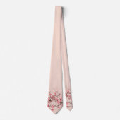 Cravate Fleur de cerisier - Branche Sakura (Devant)