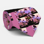 Cravate Fleur de cerisier rose (Roulé)