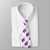 Cravate Fleur de crocus rose (Attaché)
