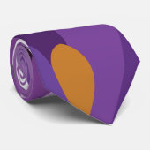 Cravate Fleur de Crocus Violet (Roulé)