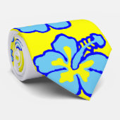 Cravate Fleur de ketmie de San Diego (Roulé)