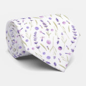 Cravate Fleur de lavande (Roulé)