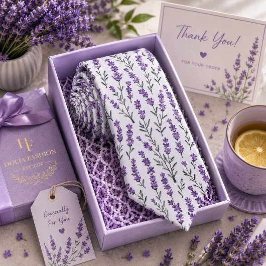 Cravate Fleur de lavande