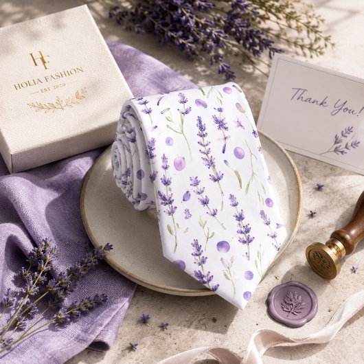 Cravate Fleur de lavande