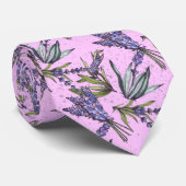 Cravate Fleur de lavande (Roulé)