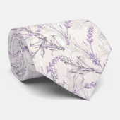 Cravate Fleur de lavande (Roulé)
