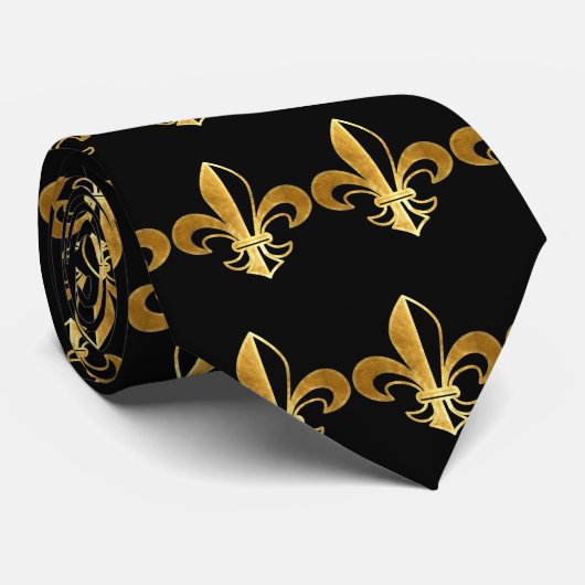 Cravate Fleur de lis (Roulé)