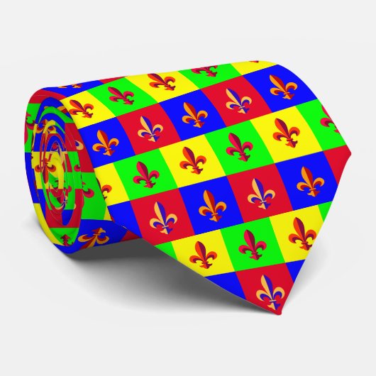 Cravate Fleur-De-lis (Roulé)