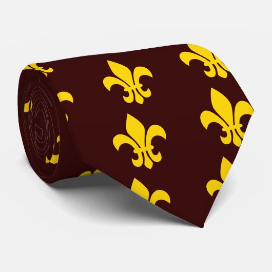 Cravate Fleur de Lis (Roulé)
