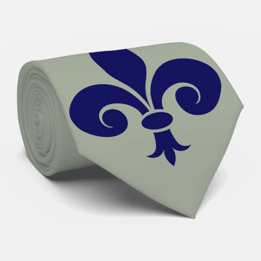 Cravate Fleur de lis (Roulé)