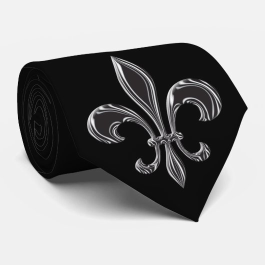 Cravate Fleur De Lis (Roulé)