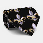 Cravate Fleur de Lis avec le motif (Roulé)