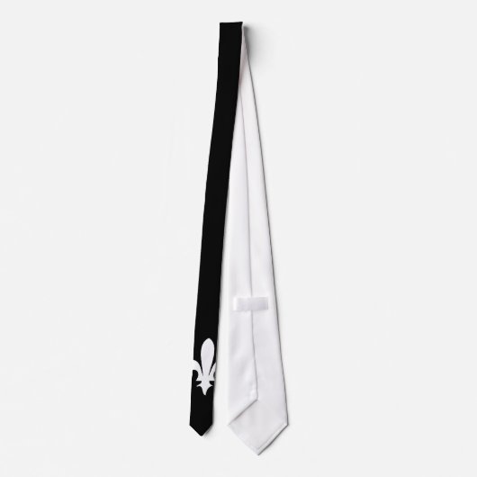 Cravate Fleur de lis Classic - noir (Dos)