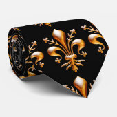 Cravate Fleur de Lis (de Lys) (Roulé)